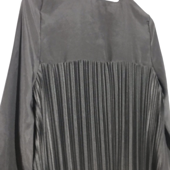 ZARA Black Pleated Back Tunic Dress - Picture 5 of 10